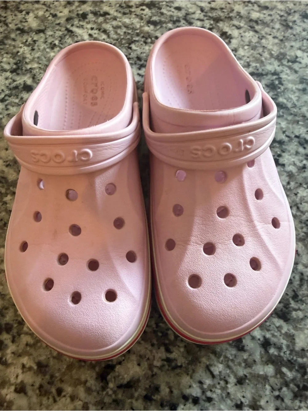 Crocs Bayaband Clogs Ballerina Pink Size J3